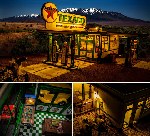 1950s Route 66 Gas Station