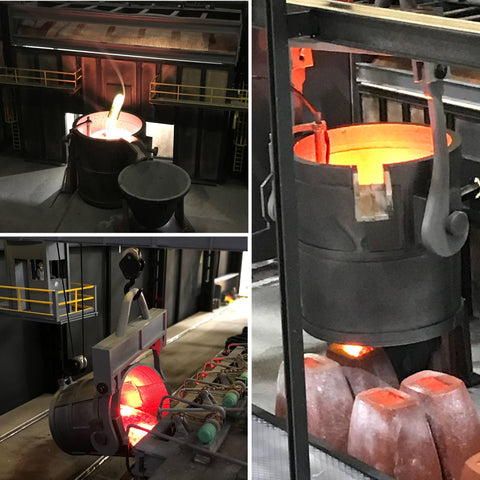 Award-Winning Weirton Steel Open Hearth Model with Evan Designs LEDs