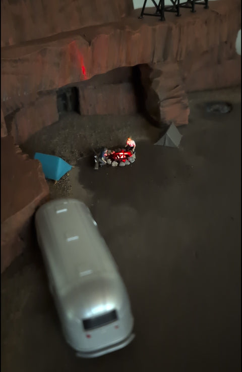 Campfire with Fire LED Kit