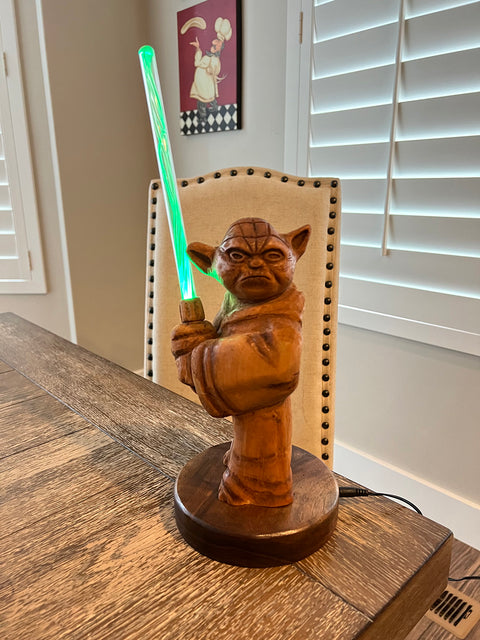 Carved Yoda