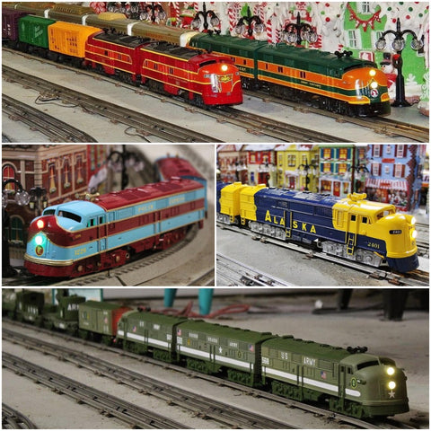 Custom Painted Trains