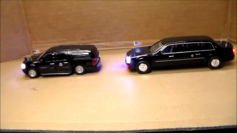 Custom-Lit Presidential Motorcade Cars