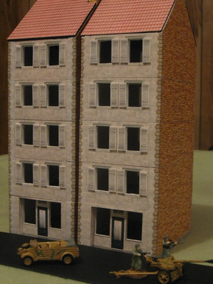 France 44 Apartment B model designed using Model Builder Diorama Software