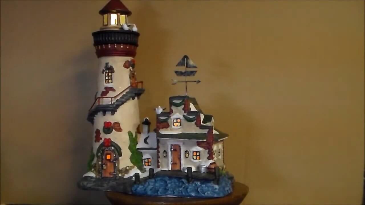 Illuminated Lighthouse at Edgerton Model Railroad