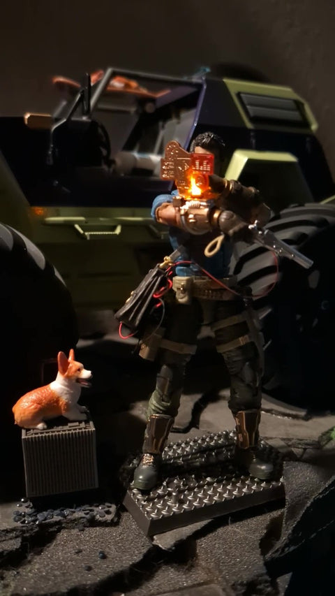 Major Cockswain Model with LED Flickering Light Kit