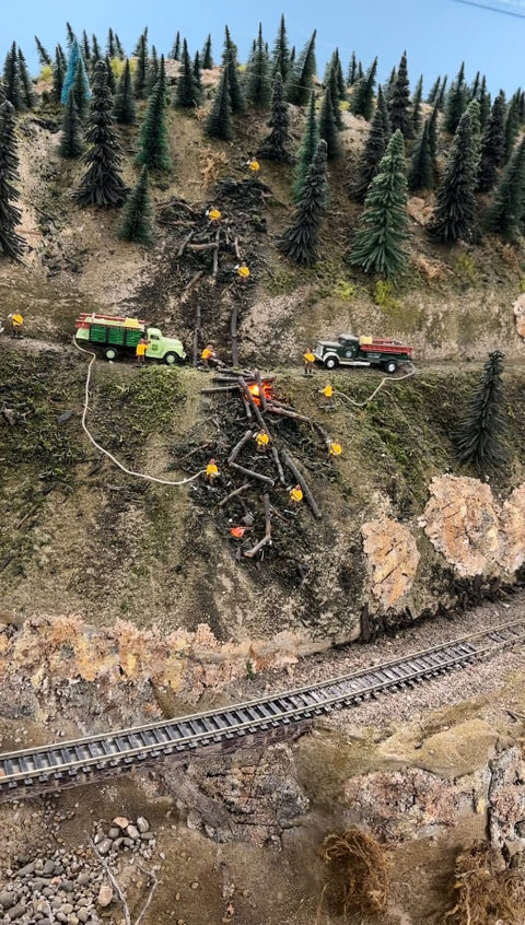 Model Train Mountain Rescue