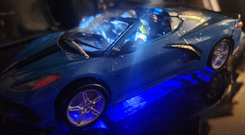 Revell Corvette Stingray Model with LED Ground and Interior Lighting