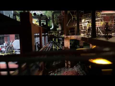 Toledo Furnace Company Blast Furnace Model with Evan Designs LEDs