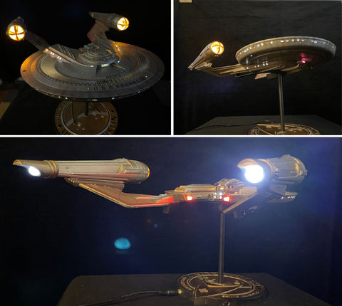 USS Franklin Model with Evan Designs LED Lighting