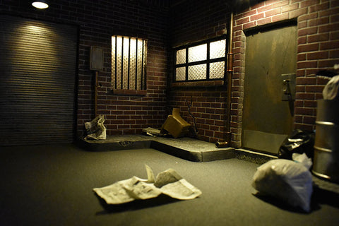 Use of LEDs in diorama