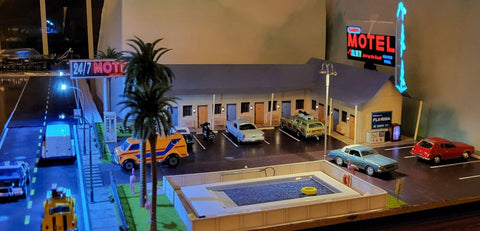 Vintage Motel Diorama
