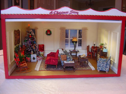 A Christmas Story room box