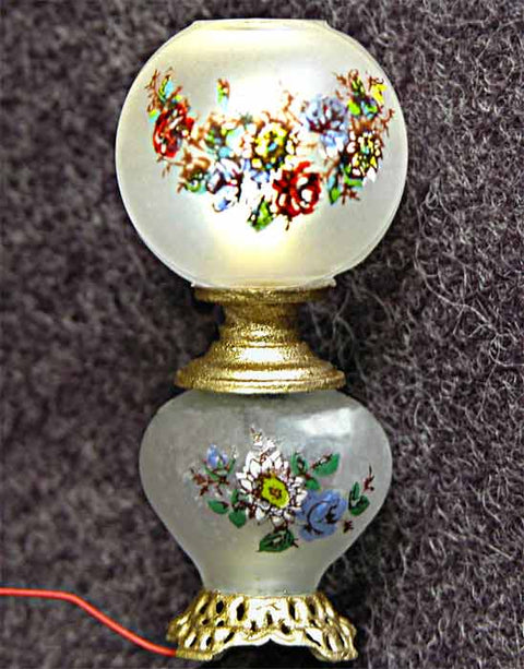Gorgeous antique porcelain lamp