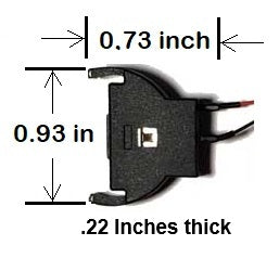 3 Volt Coin Cell Holder