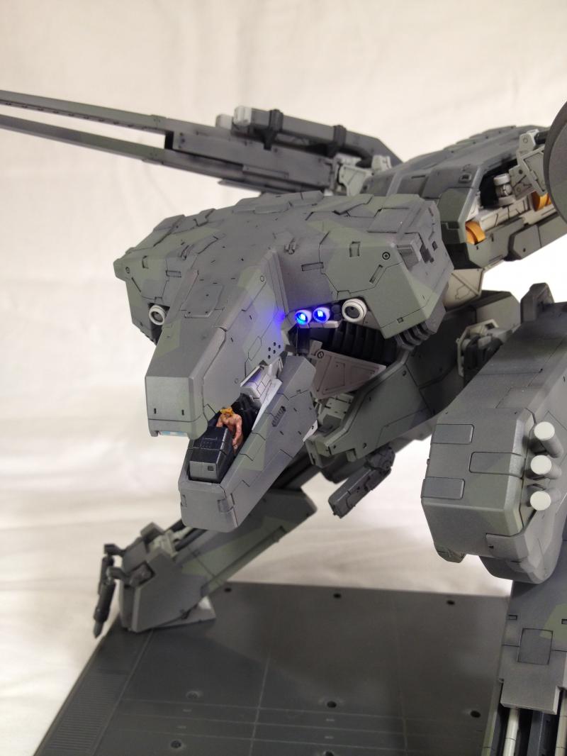 Metal Gear REX Model with LED Lighting Enhancements
