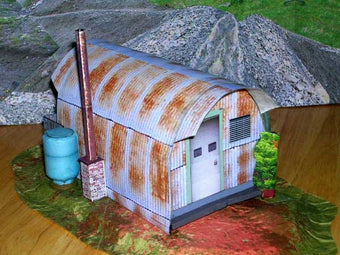 a nice metal quonset you could see anywhere. Using