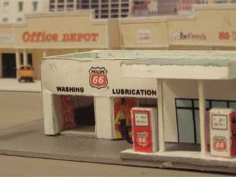 Nice ! Gas Station made with Model Builder