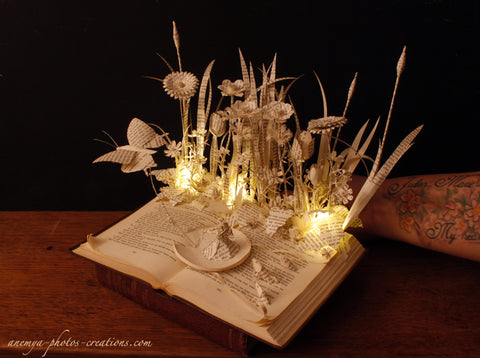 Paper flower arrangement