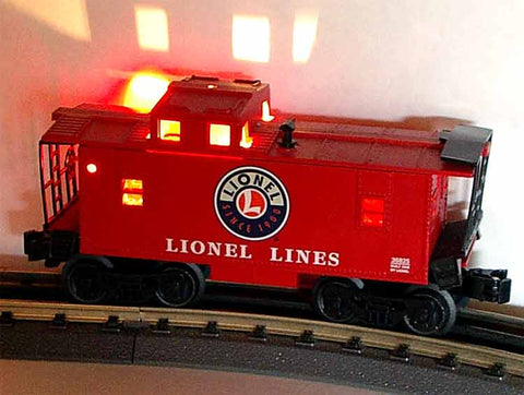 Small red locomotive
