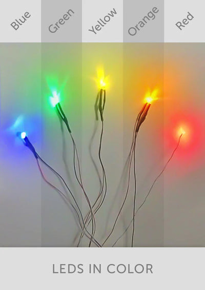 3 Volt LED bulb colors