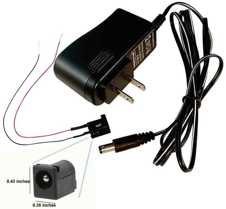 12v dc power supply Adapter with jack