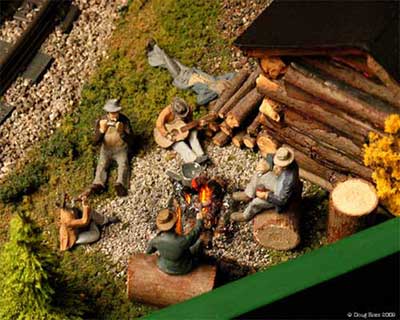 Fire kit used in a miniature campfire