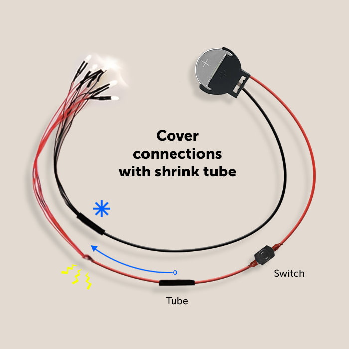 how to connect a cr2032 battery holder 