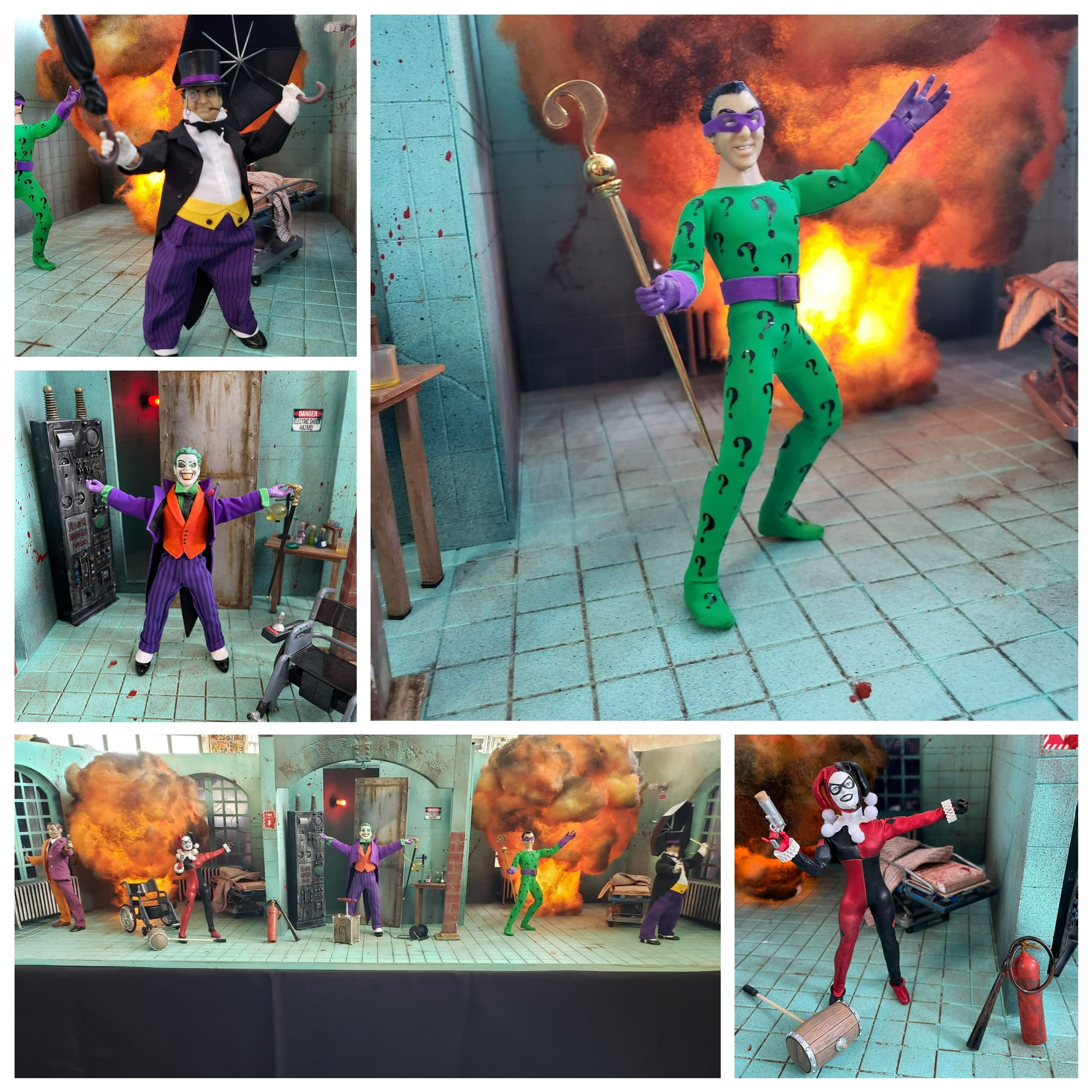Arkham Asylum Shock Therapy Ward Diorama