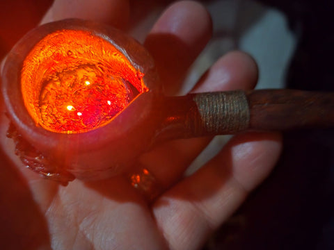 Bilbo Baggins Costume Pipe Prop with Miniature LEDs