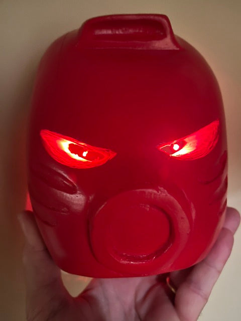 Bionicle Mask with Illuminated LED Eyes