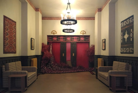 Blood Elevator Scene Model from The Shining with Chandelier Lighting