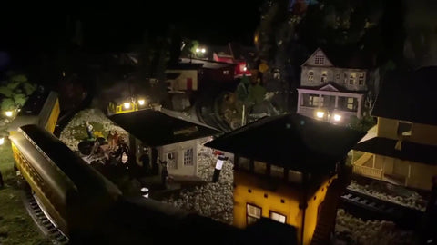 Castle Von Frankenstein Model with LED Lighting