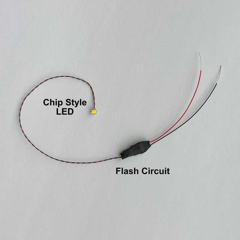 Circuit we add to the chip to make them flash