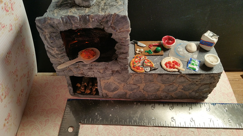 Dollhouse Pizza Oven