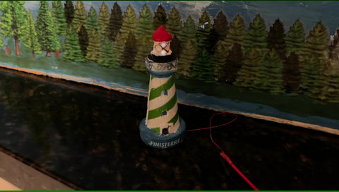Finisterre Lighthouse Model with Flashing LED