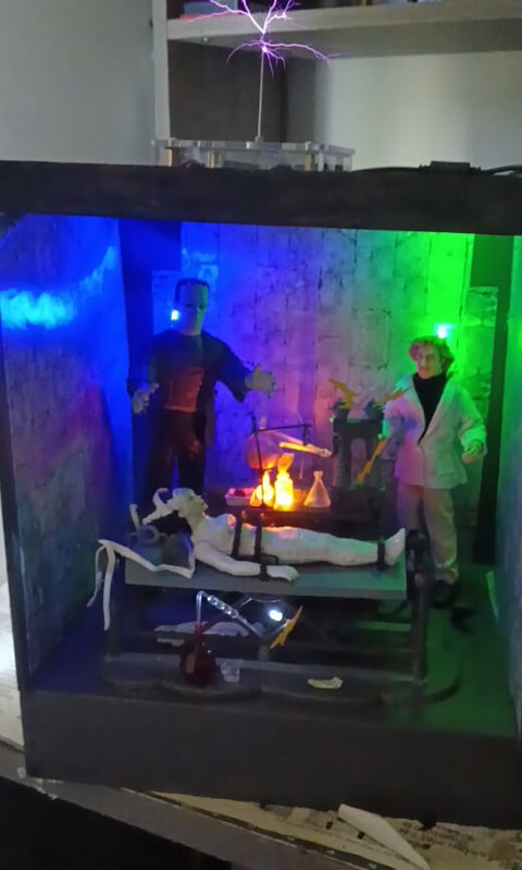 Frankenstein's Laboratory Diorama