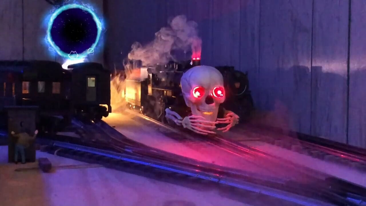 Model Ghost Train Ghost Train Model with LED Lighting