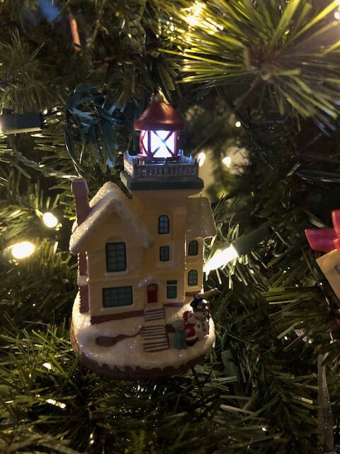 Hallmark Led Tree Hallmark Lighthouse Model with LED Beacon Effect
