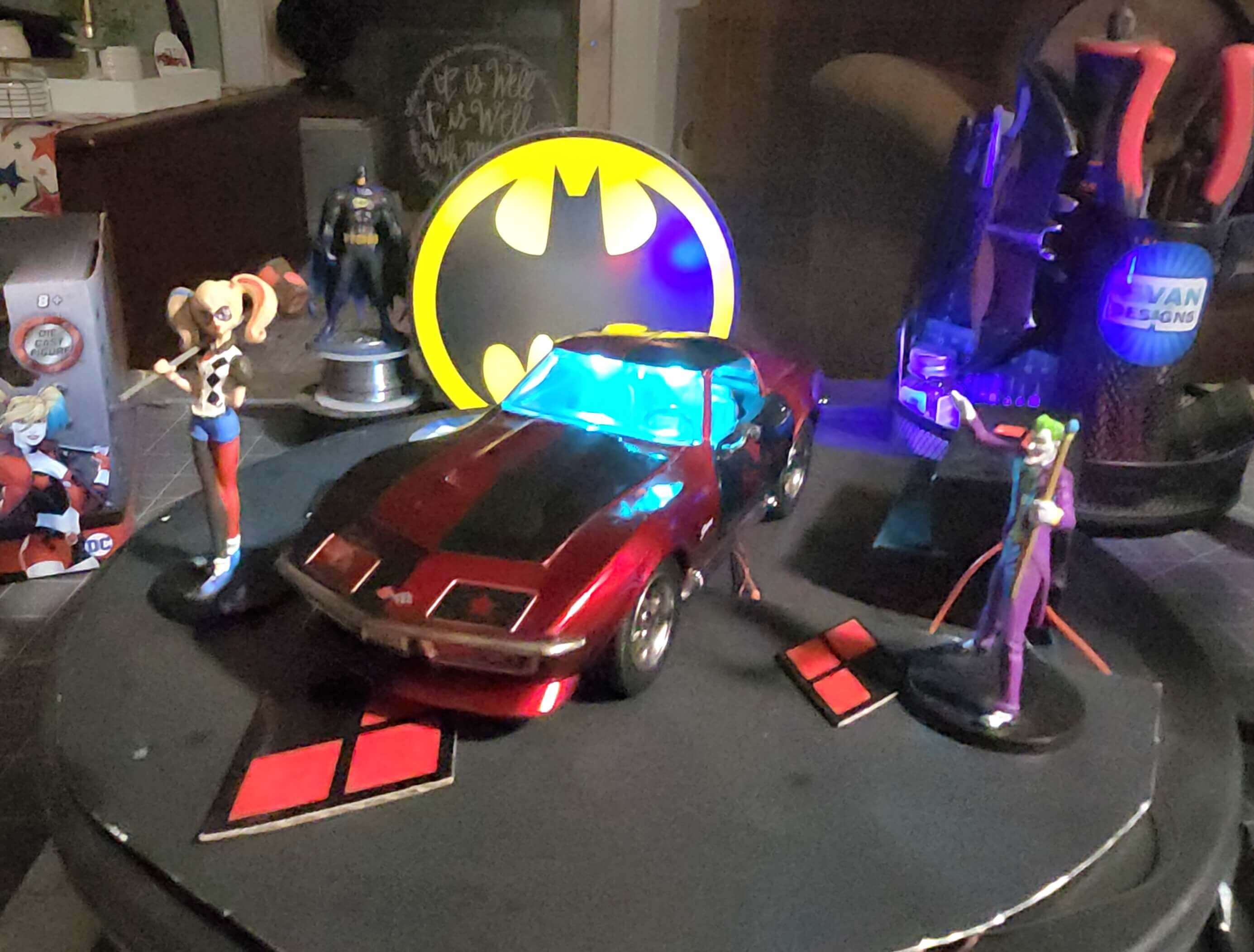 Harley Rune Model 1:32 Scale Harley Quinn Cruiser Model