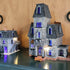 Mini Houses and Lighthouse Scene