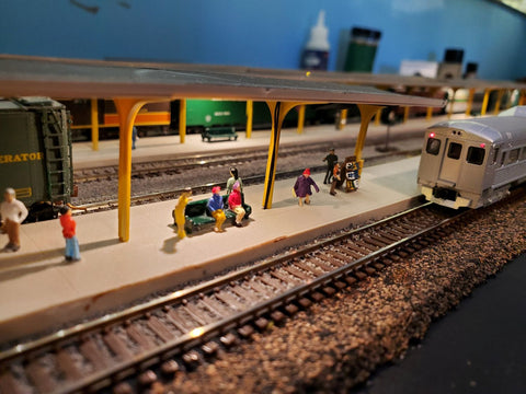 Model Railroad Station and Platform Lighting with Evan Designs LEDs