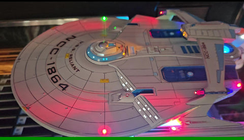 Model Starship Reliant with Evan Designs LED Lighting