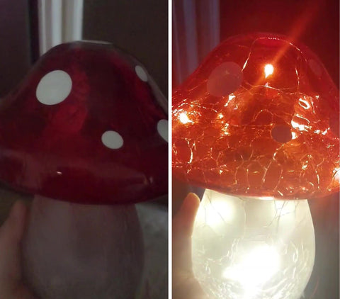 Mushroom Model with Automated LED Lighting