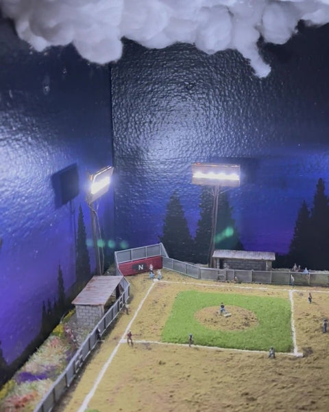 1/160 Scale Little League Baseball Diorama Lighted by Daniel Houston