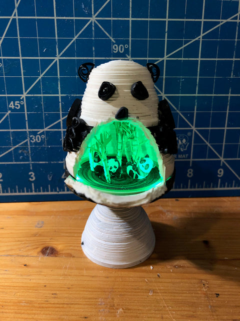 Quilled panda
