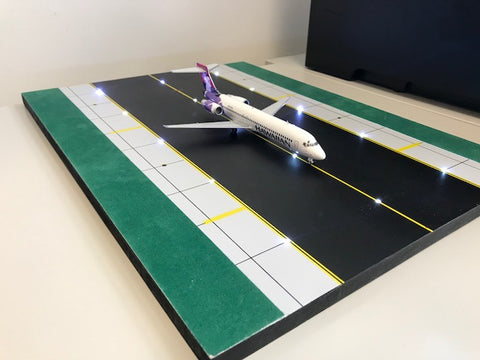 Runway with LEDs