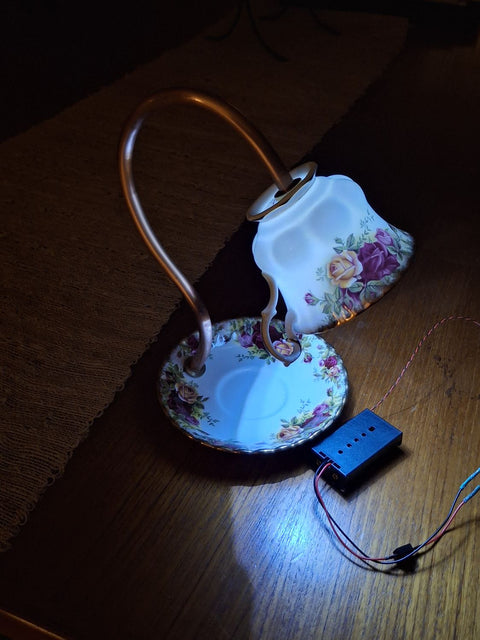 Teacup Night Light with LED Illumination