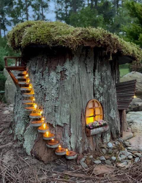  The Hobbit Hut illuminated with Evan Designs LEDs