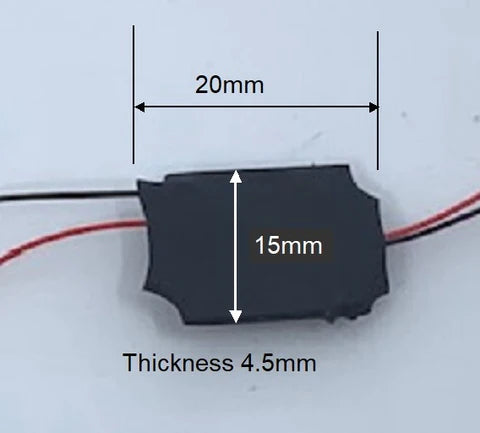 Size of the timer circuit for 3 volt LEDs