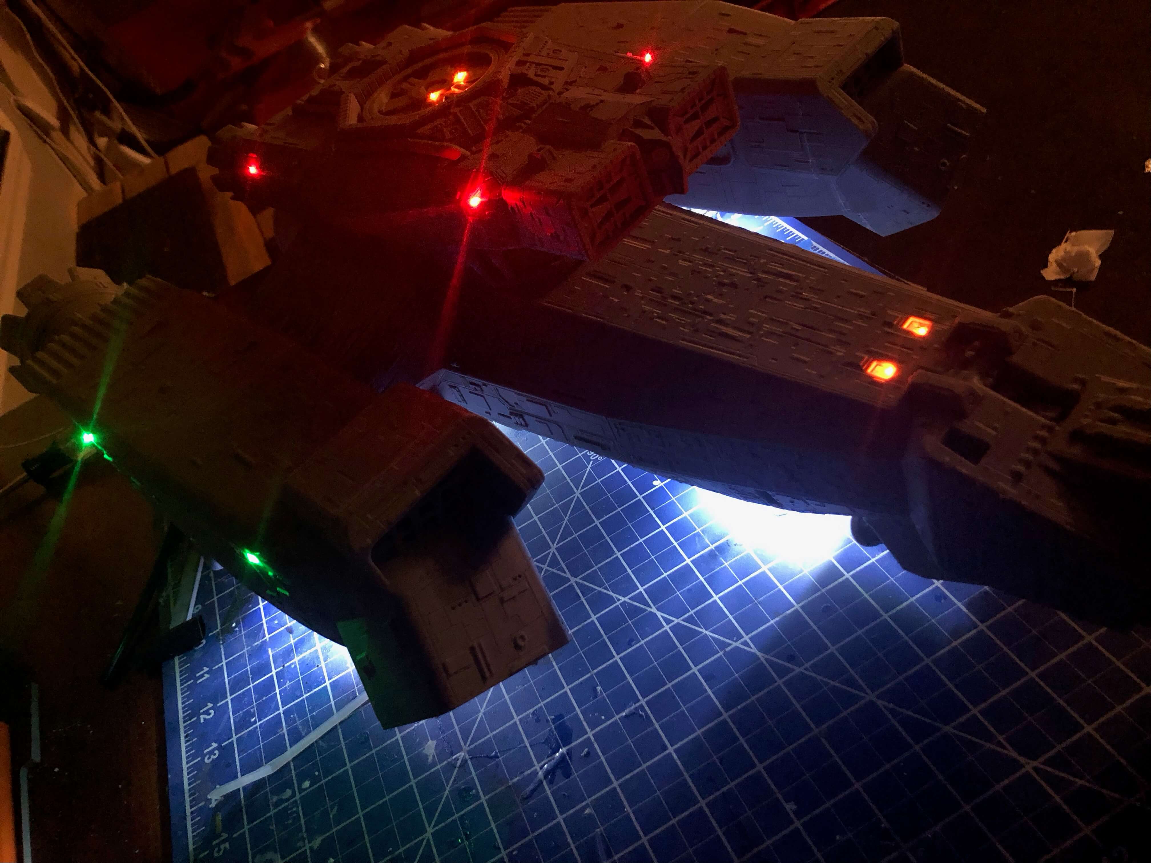 USCSS Nostromo Model from ALIEN with LED Lights
